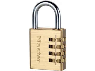 Masterlock Hangslot Met Combinatieslot 604EURD 40mm Goud - 1