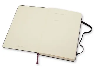 Notitieboek Moleskine large 130x210mm blanco hard cover zwart - 9
