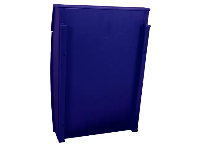 Wandbrievenbus Geronan Blauw Staal