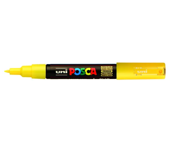 Verfstift Posca PC1MC Extra Fijne punt 0,7-1,0mm strogeel