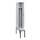 locker met bank,voor scheiding van kleding,HxBxD 2120x300x815mm,1vak