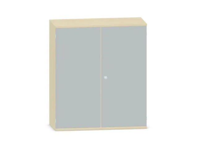 Kantoorkast 1150x1000x430mm Decor Romp Esdoorn Decor Front Lichtgrijs