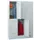 Garderobekast HxBxD 1850x1230x500mm 3x2 Vakken Klinksluiting Sokkel