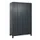 Z-garderobekast,HxBxD 1950x1200x500mm,vak B 150/300mm,cil.-slot,voeten