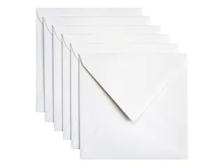 Envelop Papicolor 140x140mm Parelwit Gegomd - 1