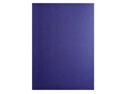Pak van 100 schutbladen Linnenprint voor A4 bindrug-Donkerblauw