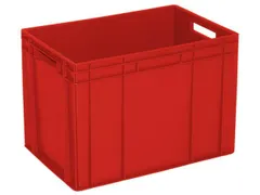 Euronorm Stapelkrat Pe 410x600x400mm 83liter Rood