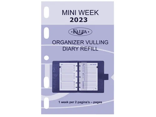 Agendavulling 2027 Kalpa Mini 7dagen/2pagina's
