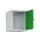 opzetkast,v. locker,1vak.,vak B 400mm,HxBxD 500x400x500mm,draaigrendel