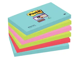 Memoblok 3M Post-it 655 Super Sticky 76x127mm Miami