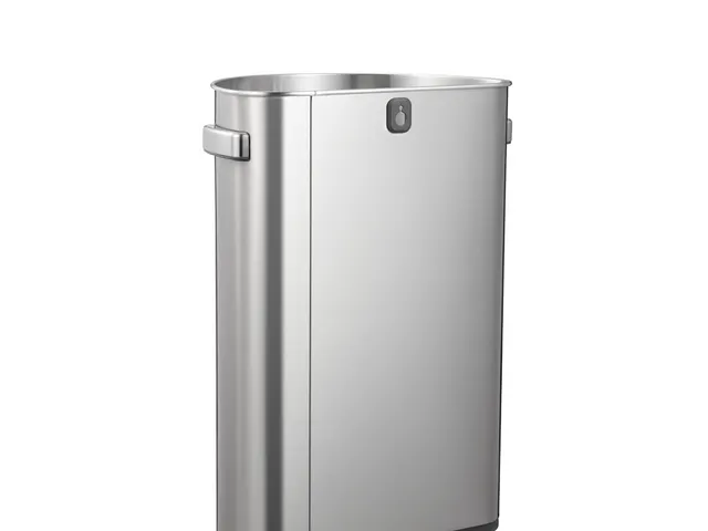 Afvalbak Urban half rond 80 Liter Mat RVS