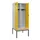 locker met bank,voor scheiding van kleding,HxBxD 2120x800x815mm,2vak
