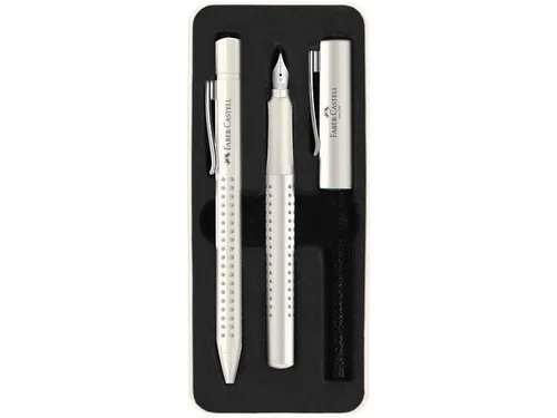 Balpen en Vulpen Faber-Castell Grip 2010 Harmony "coconut milk" in gif