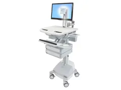 Medische Trolley StyleView-wagen met LCD-draaipunt SLA Voeding 2 laden