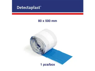 Detectaplast 8056 Pleister waterafstotend blauw 8cmx5m - 3