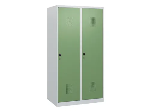 schoollocker,HxBxD 1530x800x500mm,2vak,vak B 400mm,draaigrendel