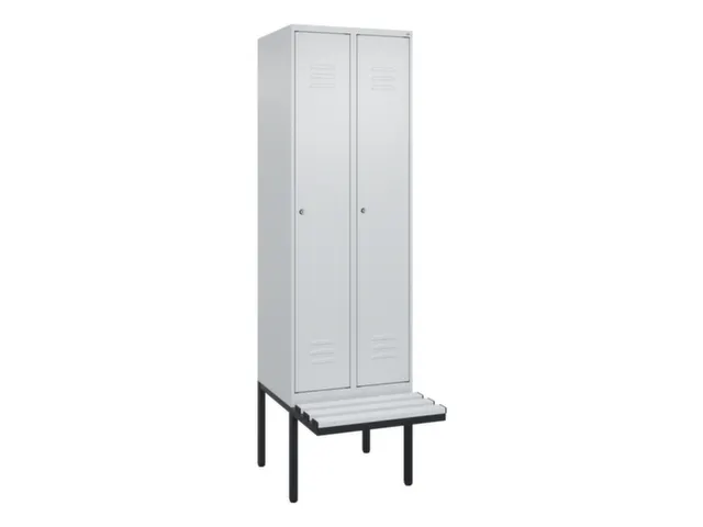 locker voor scheiding van kleding,HxBxD 2120x600x815mm,2vak