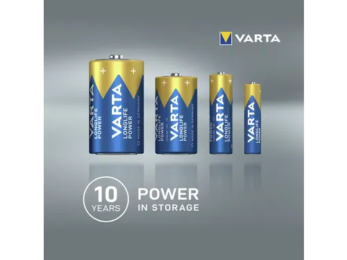 Batterij VARTA Longlife Power 12x AA