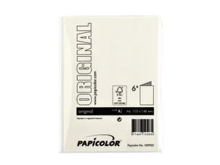 Correspondentiekaart Papicolor dubbel 105x148mm anjerwit pak à 6 stuk - 3