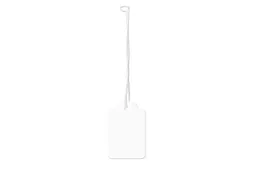 Draadetiket Kangaro 28x43mm wit doos a 250 stuks