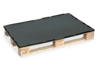 herbruikbare palletafdekking,LxB 1200x800mm,ABS,m. antisliprand - 5