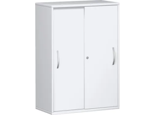 schuifdeurkast,HxBxD 1150x800x430mm,decor romp wit,decor front wit