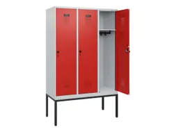 schoollocker,HxBxD 1950x1200x500mm,3vak,vak B 400mm,draaigrendel