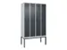locker voor scheiding van kleding,HxBxD 2120x1200x500mm,4vak