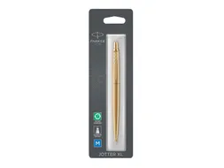 Balpen Parker Jotter XL Monochrome gold medium blister à 1 stuk