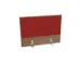 panneau de rehausse,p. table de bureau,NT-cerise,BN4011-rouge