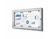 Vergrendelbaar vitrine mededelingenbord Indoor/Outdoor 3xA4 Zilver