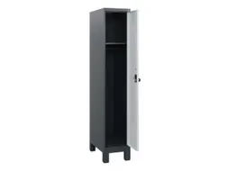 schoollocker,HxBxD 1630x300x500mm,1vak,vak B 300mm,draaigrendel,voeten