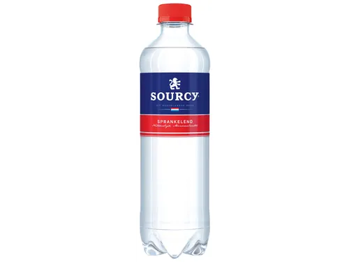 Water Sourcy rood petfles 500ml