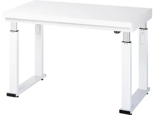 Werkbank elektrisch hoogte verstelbaar 740-1040x1250x700mm laminaatbla