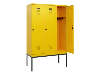 schoollocker,HxBxD 1950x1200x500mm,3vak,vak B 400mm,draaigrendel - 1