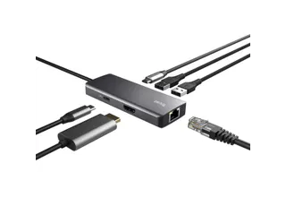 Adapter Trust Dalyx 6-in-1 USB-C multipoort grijs - 10