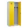 locker voor scheiding van kleding,HxBxD 1850x800x500mm,2vak