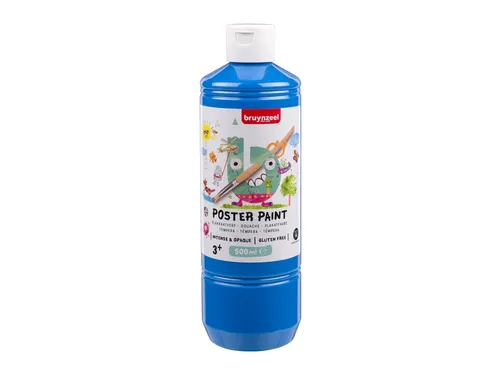 Plakkaatverf Bruynzeel lichtblauw fles à 500ml
