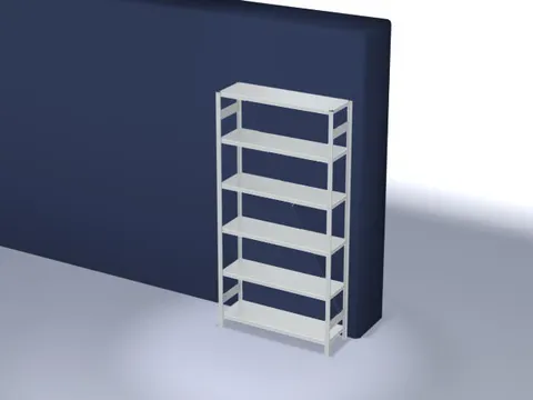 systeemstelling,grondveld,HxBxD 2500x1360x435mm,vakl. 315kg