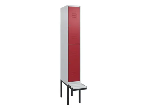 Dubbeldekse dekenkist,HxBxD 2120x300x815mm,1x2vak.,vak B 300mm