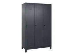 locker,HxBxD 1950x1200x500mm,3vak,vak B 400mm,draaigrendel,voeten