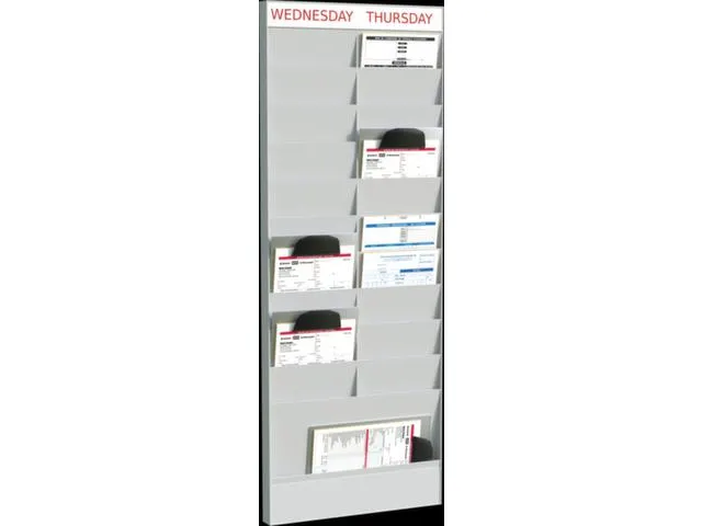 kantoorplanner,aanbouwmodule,20vakken,HxBxD 1263x477x46mm