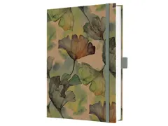 Notitieboek Jolie A5 kraft Pure Ginkgo lijn HC 192pag 100gr