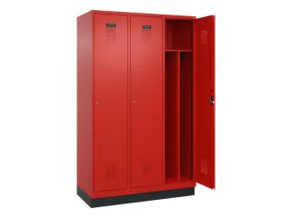 locker voor scheiding van kleding,HxBxD 1950x1200x500mm,3vak - 1