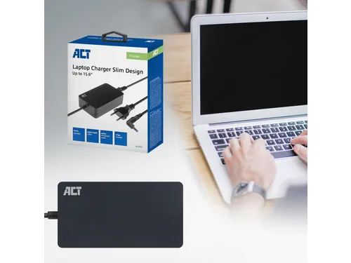 Laptop Oplader ACT Compact universeel 65W