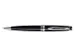 Balpen Waterman Expert Black lacquer CT Medium Blauwe inkt