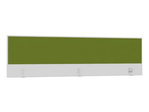 opzetpaneel,v. bureau,aanbouw achter,B 2000mm,Bl-wit,BN7048-groen
