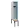 locker met bank,HxBxD 1950x300x815mm,1vak,vak B 300mm,cilinderslot