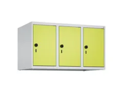opzetkast,v. locker,3vak.,vak B 300mm,HxBxD 500x900x500mm,vleugeldeur