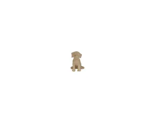 Figuur Décopatch hond 15x13x18cm - 2